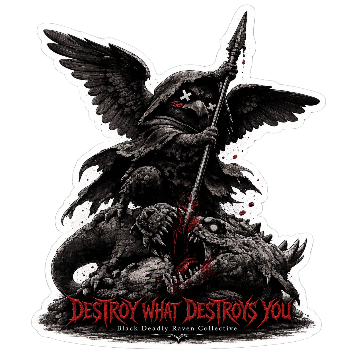 Destroy What Destroys You Vinyl Sticker
